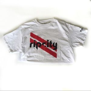☀️⬇️Portland Blazers Rip City Crop Top Size L